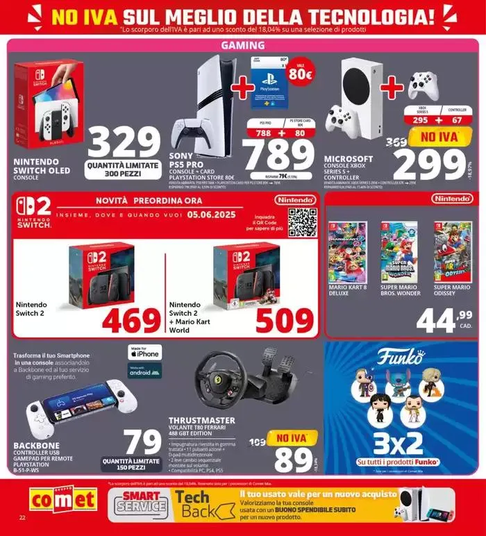 No IVA sul meglio della tecnologia! da 8 maggio a 21 maggio di 2025 - Pagina del volantino 22