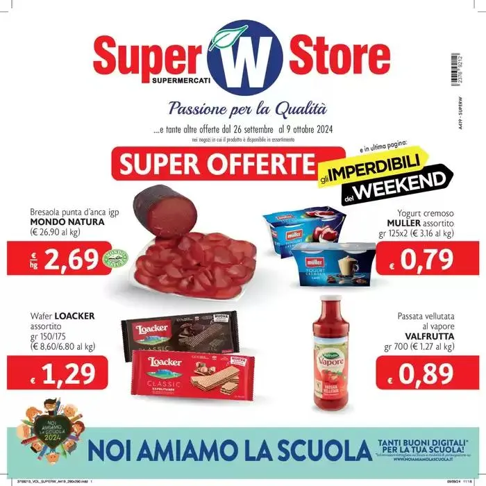 Super offerte da 26 settembre a 9 ottobre di 2024 - Pagina del volantino 1