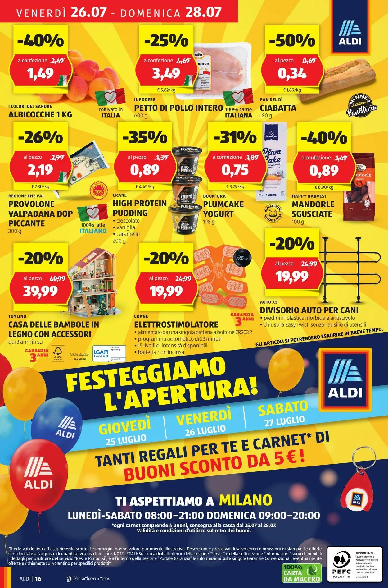 Aldi Volantino attuale da 4 agosto a 18 agosto di 2024 - Pagina del volantino 16