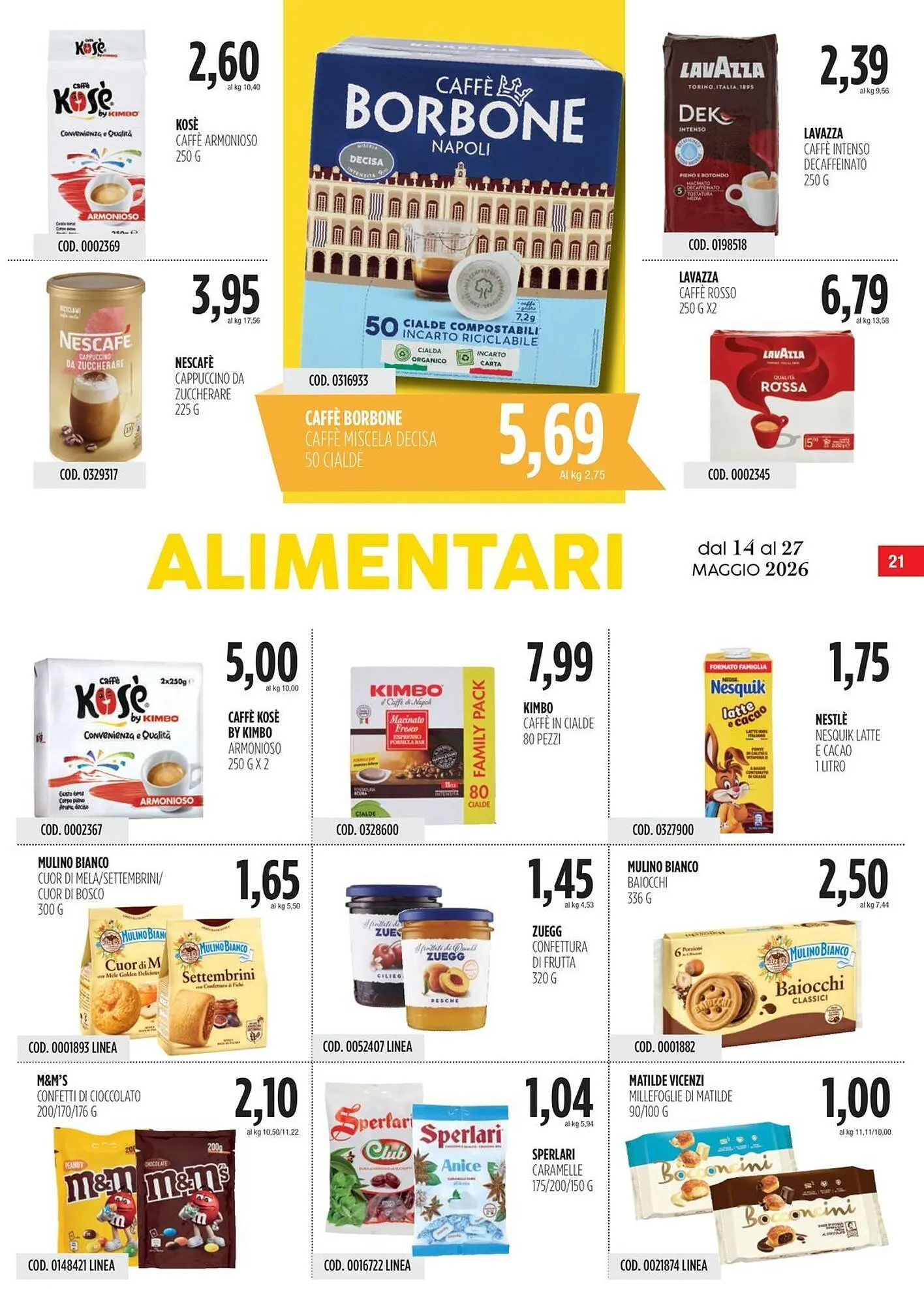Volantino Carico Cash & Carry da 14 maggio a 27 maggio di 2026 - Pagina del volantino 21