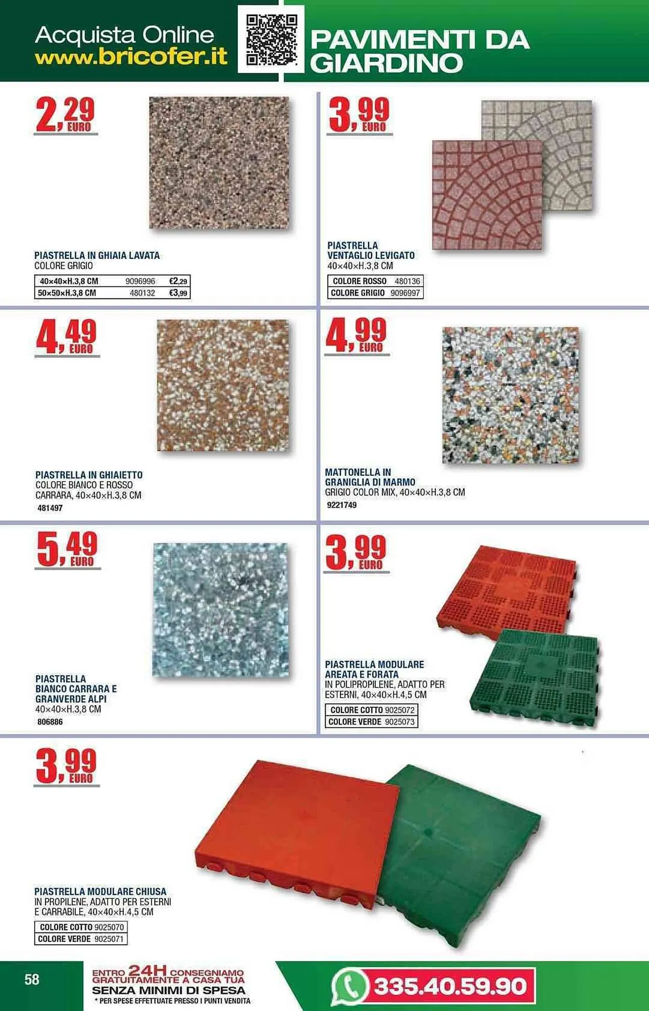 Volantino Bricofer da 24 marzo a 31 agosto di 2026 - Pagina del volantino 58