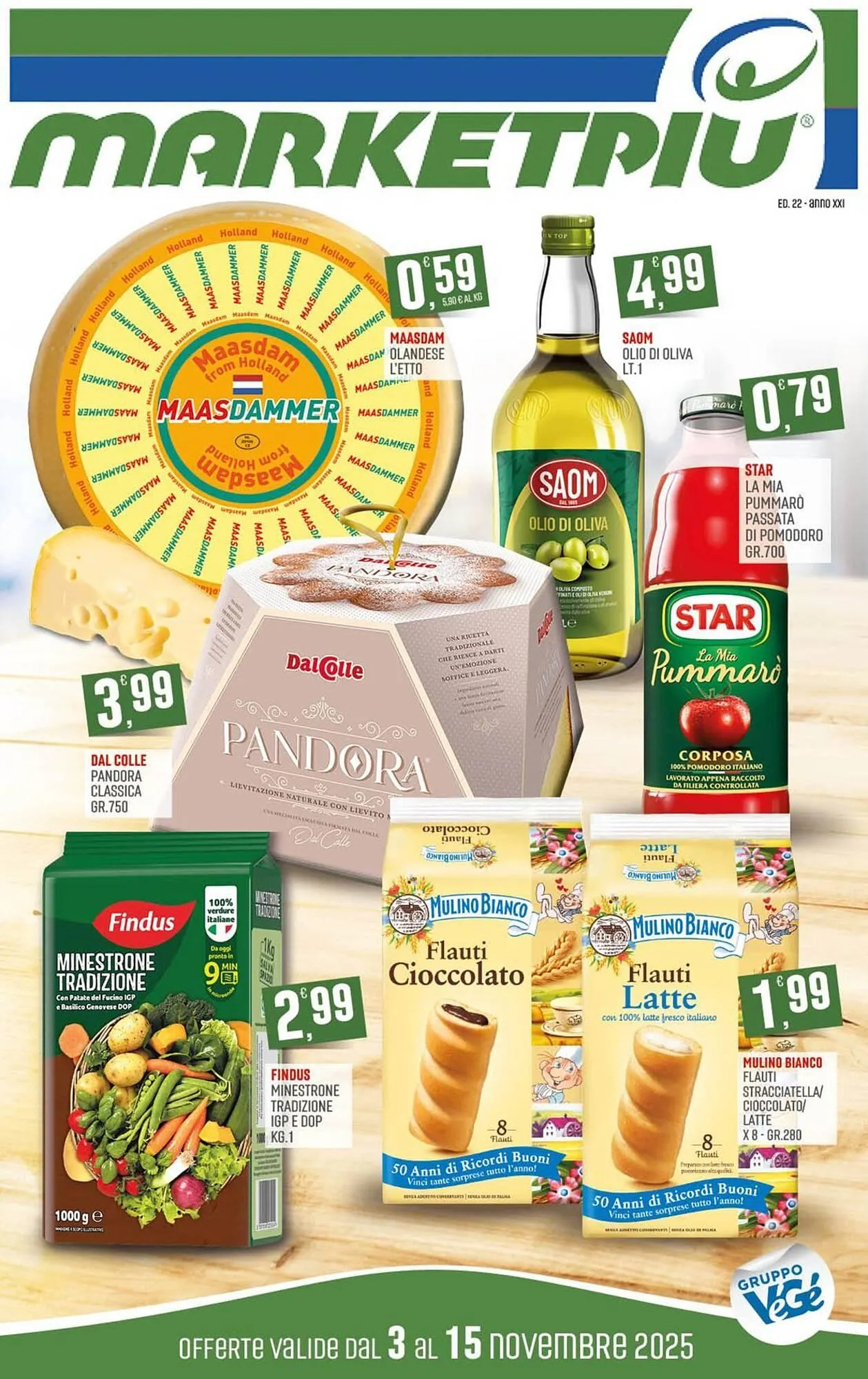 Volantino Marketpiù da 3 novembre a 15 novembre di 2025 - Pagina del volantino 1