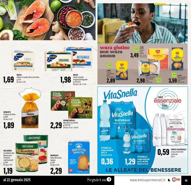 Tanti prodotti a 0.99 da 9 gennaio a 22 gennaio di 2025 - Pagina del volantino 15