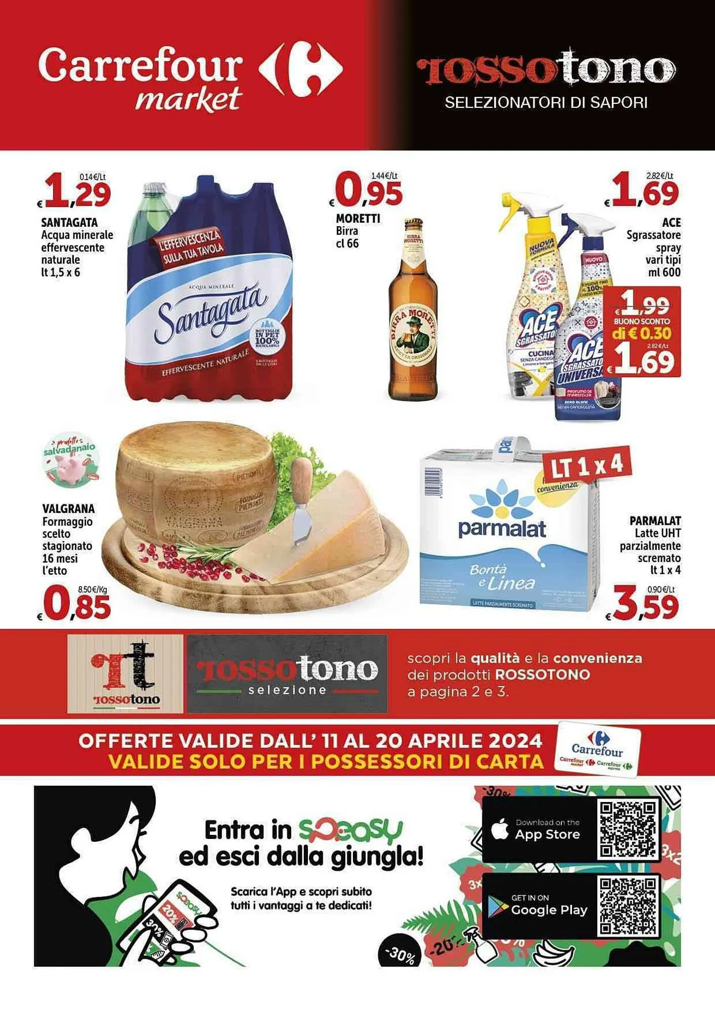 Volantino Carrefour Market da 11 aprile a 20 aprile di 2024 - Pagina del volantino 1