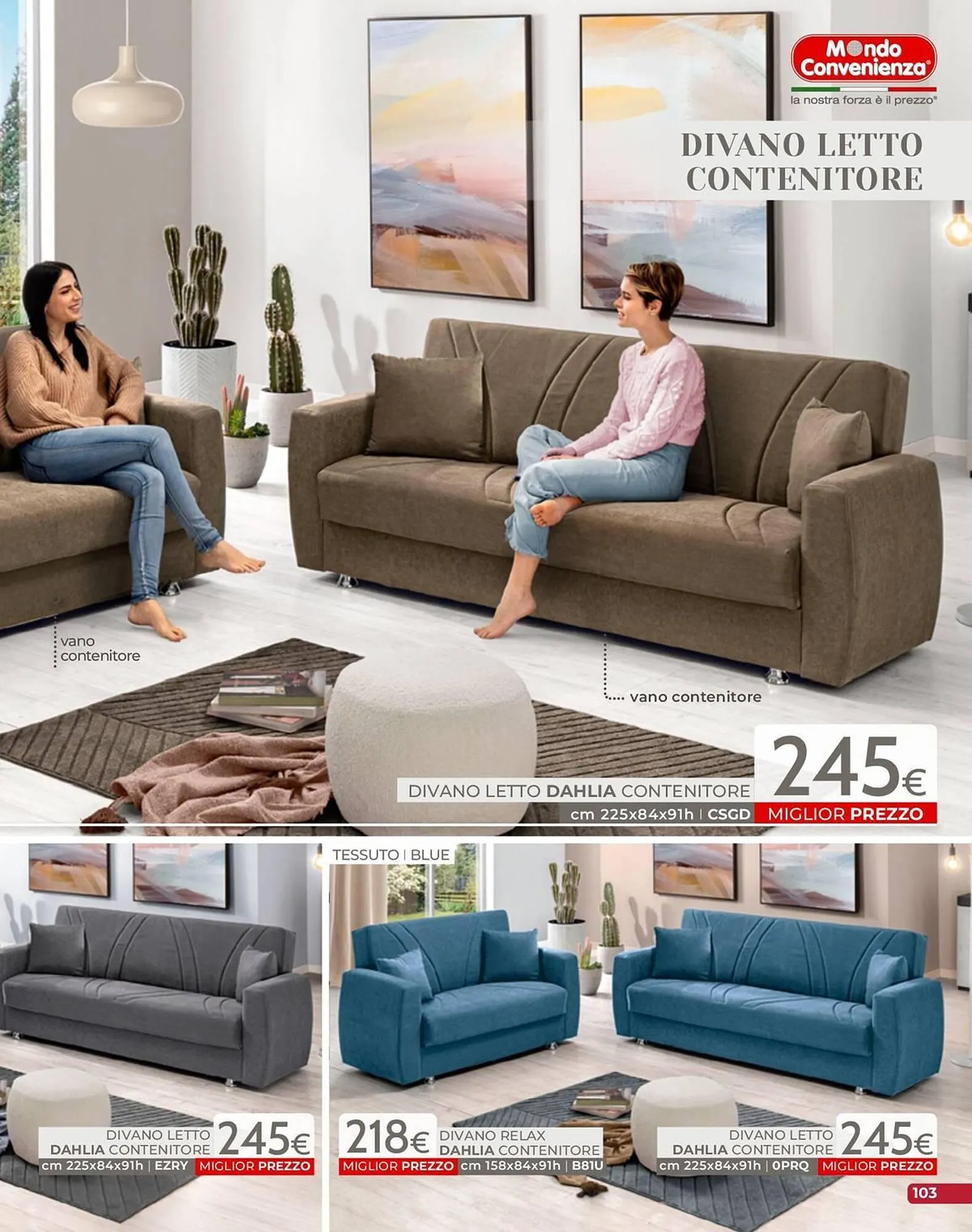 volantino Mondo Convenienza da 1 settembre a 31 dicembre di 2025 - Pagina del volantino 105