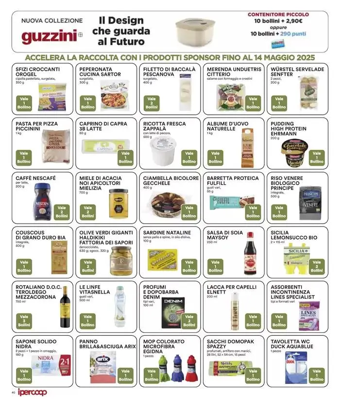 Grandi marche 30% 40% 50% da 8 maggio a 21 maggio di 2025 - Pagina del volantino 40