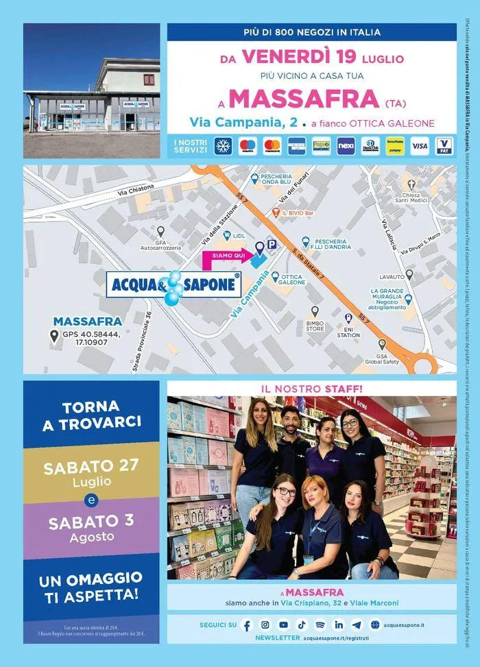 Nuova apertura da 19 luglio a 11 agosto di 2024 - Pagina del volantino 8