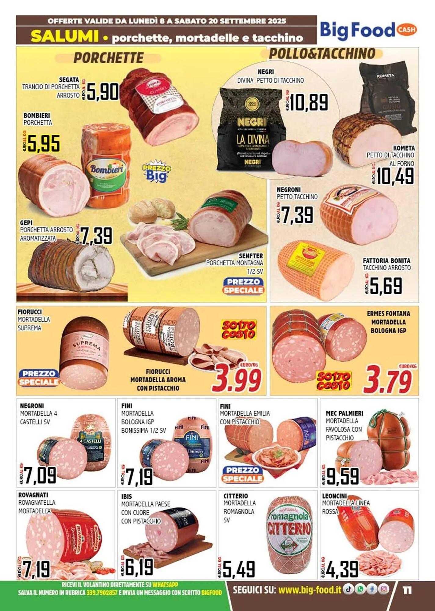 Volantino Big Food da 8 settembre a 20 settembre di 2025 - Pagina del volantino 11
