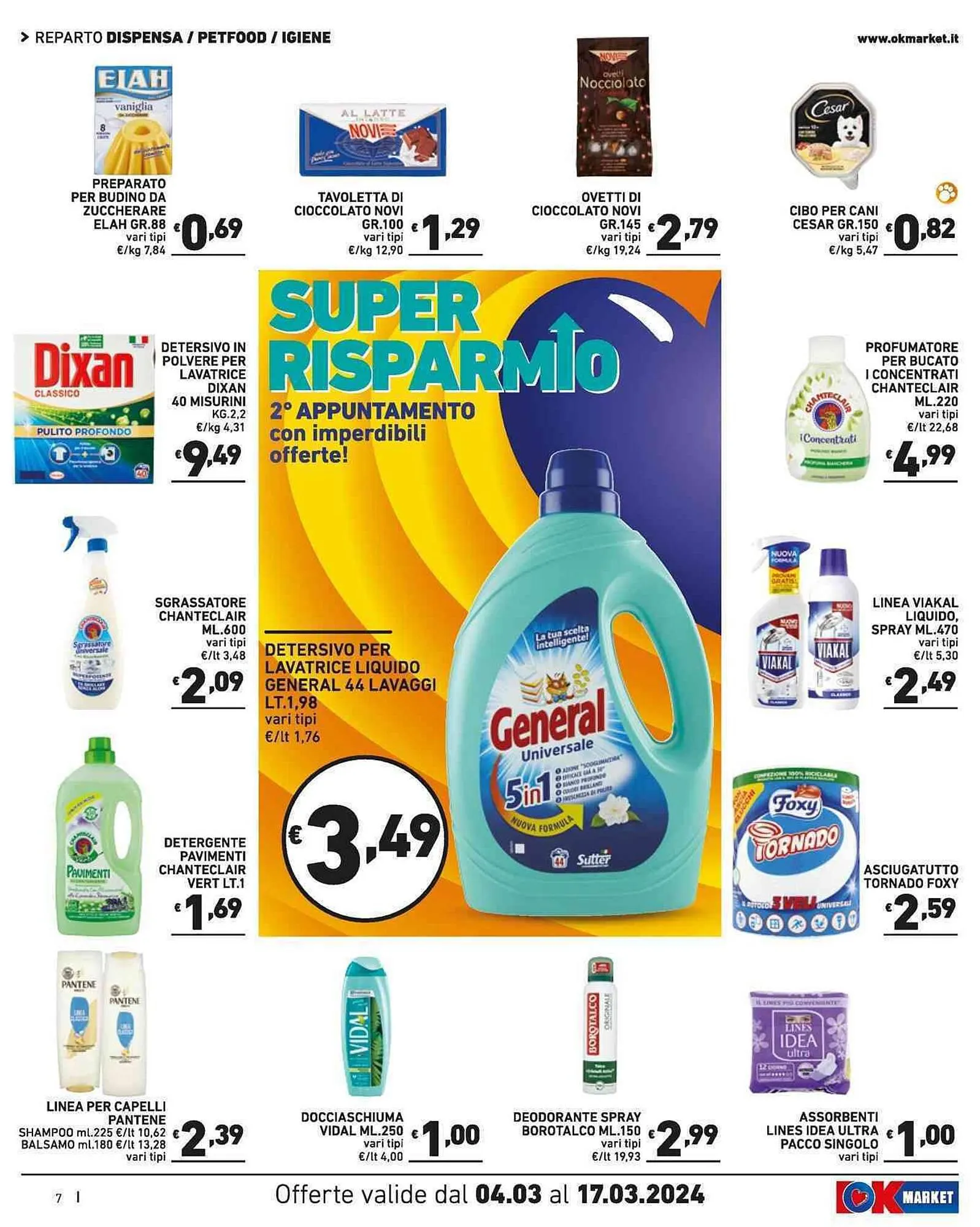 Volantino Ok Market da 4 marzo a 17 marzo di 2024 - Pagina del volantino 7