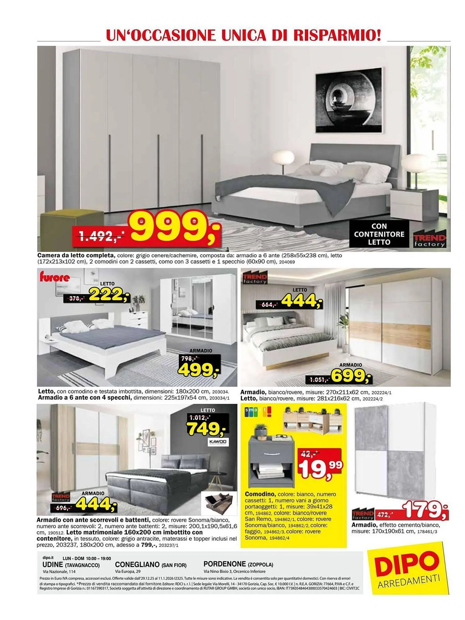 Volantino Dipo Arredamenti da 29 dicembre a 11 gennaio di 2026 - Pagina del volantino 16