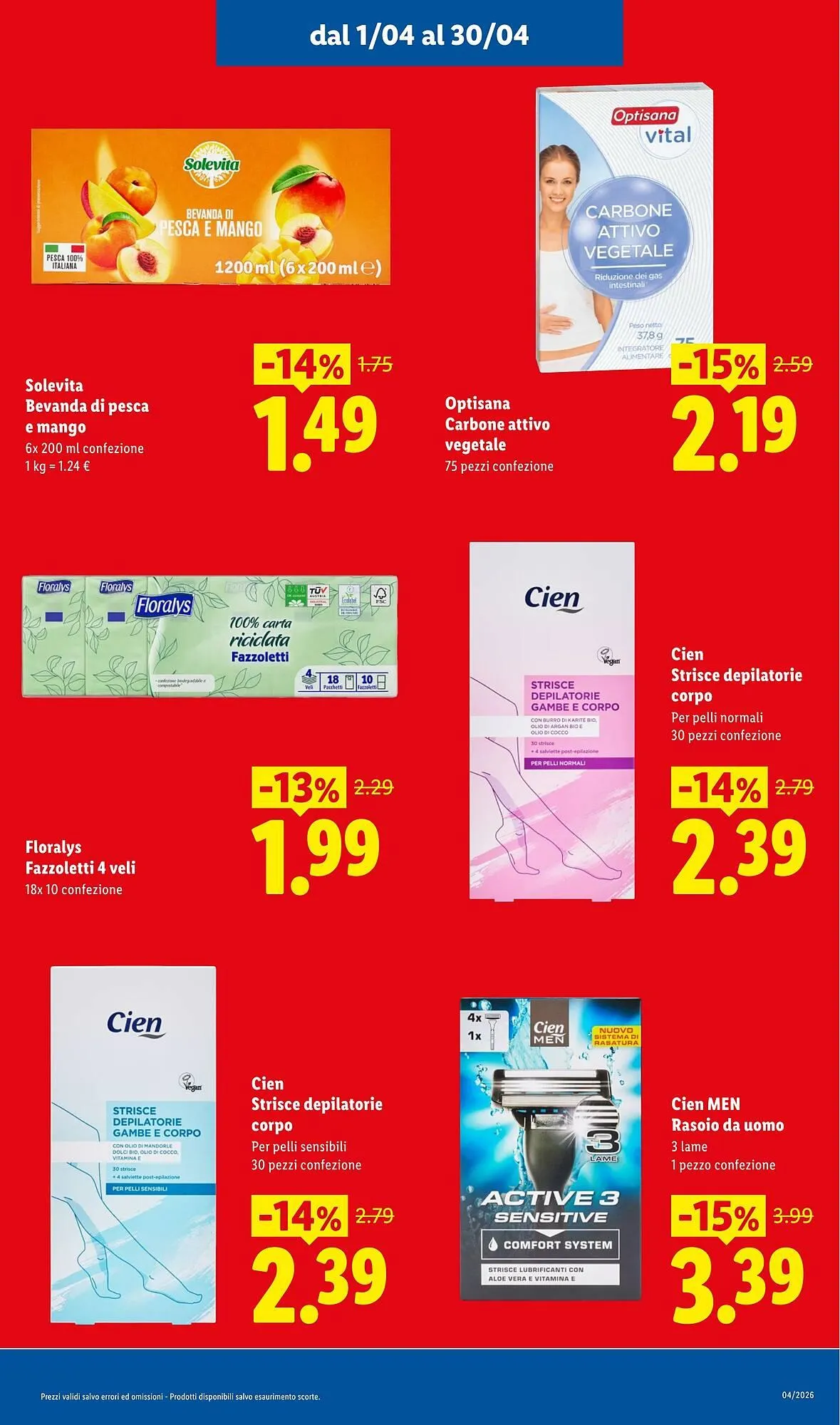 Volantino Lidl da 1 aprile a 30 aprile di 2026 - Pagina del volantino 9
