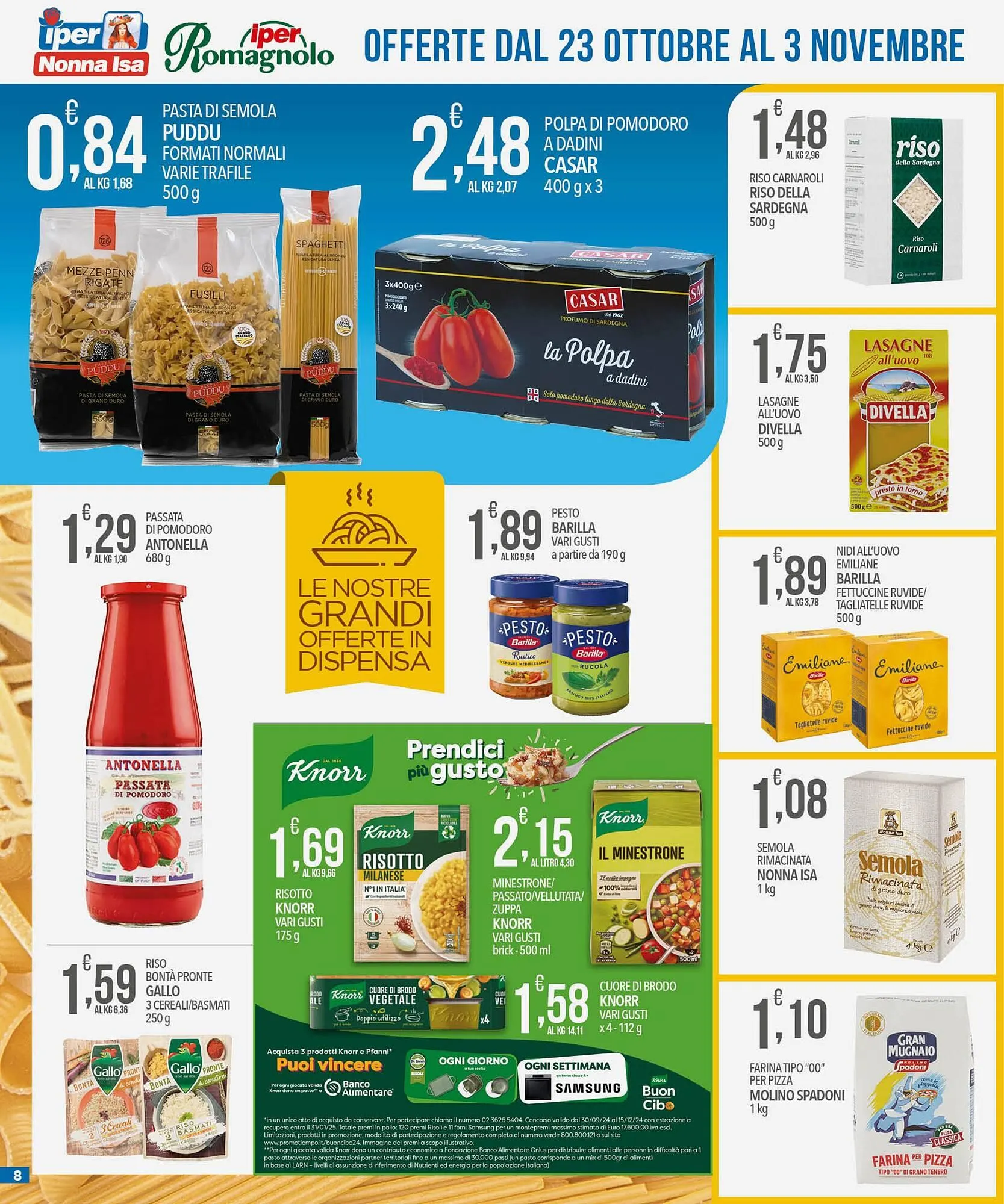Volantino Iper Romagnolo da 23 ottobre a 3 novembre di 2024 - Pagina del volantino 8