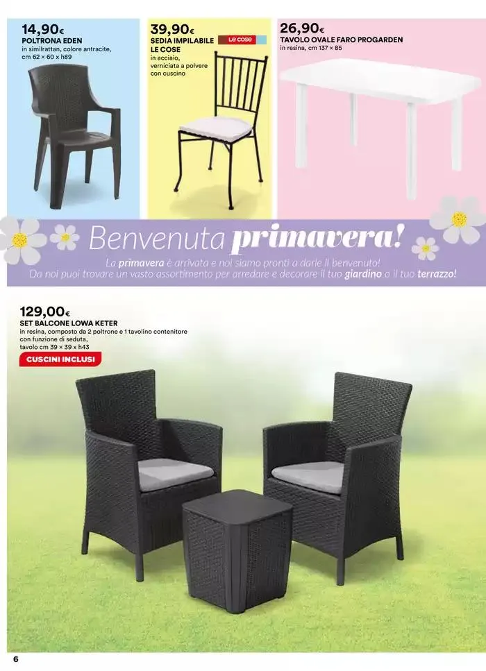 Catalogo Primavera da 27 marzo a 21 aprile di 2025 - Pagina del volantino 6