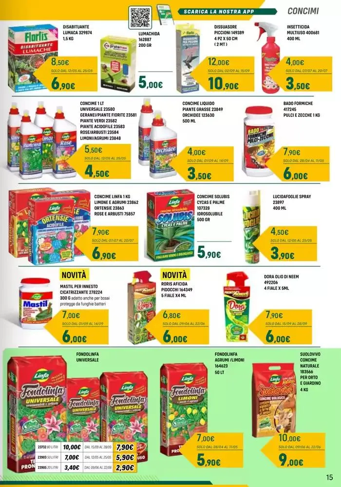 Giardinaggio 2025 da 25 aprile a 12 ottobre di 2025 - Pagina del volantino 15