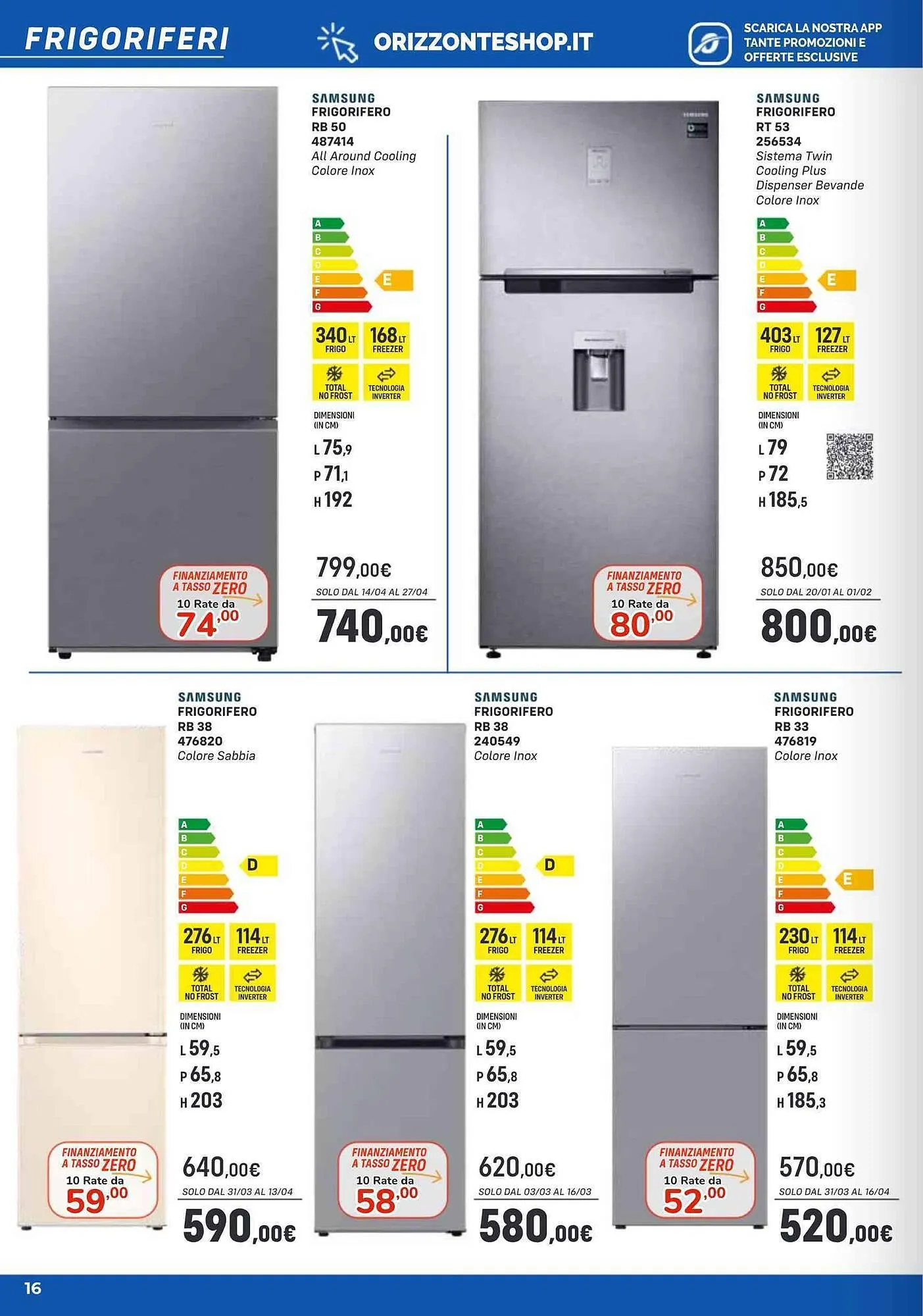 Volantino Orizzonte da 11 febbraio a 30 aprile di 2025 - Pagina del volantino 16