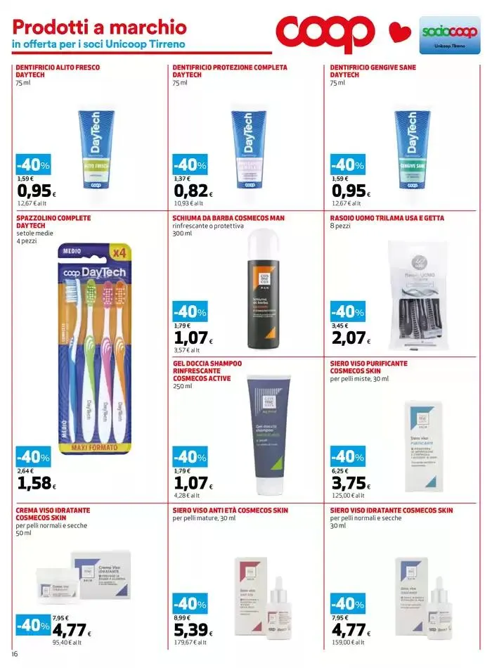 40% di sconto x4 settimane da 27 febbraio a 26 marzo di 2025 - Pagina del volantino 16