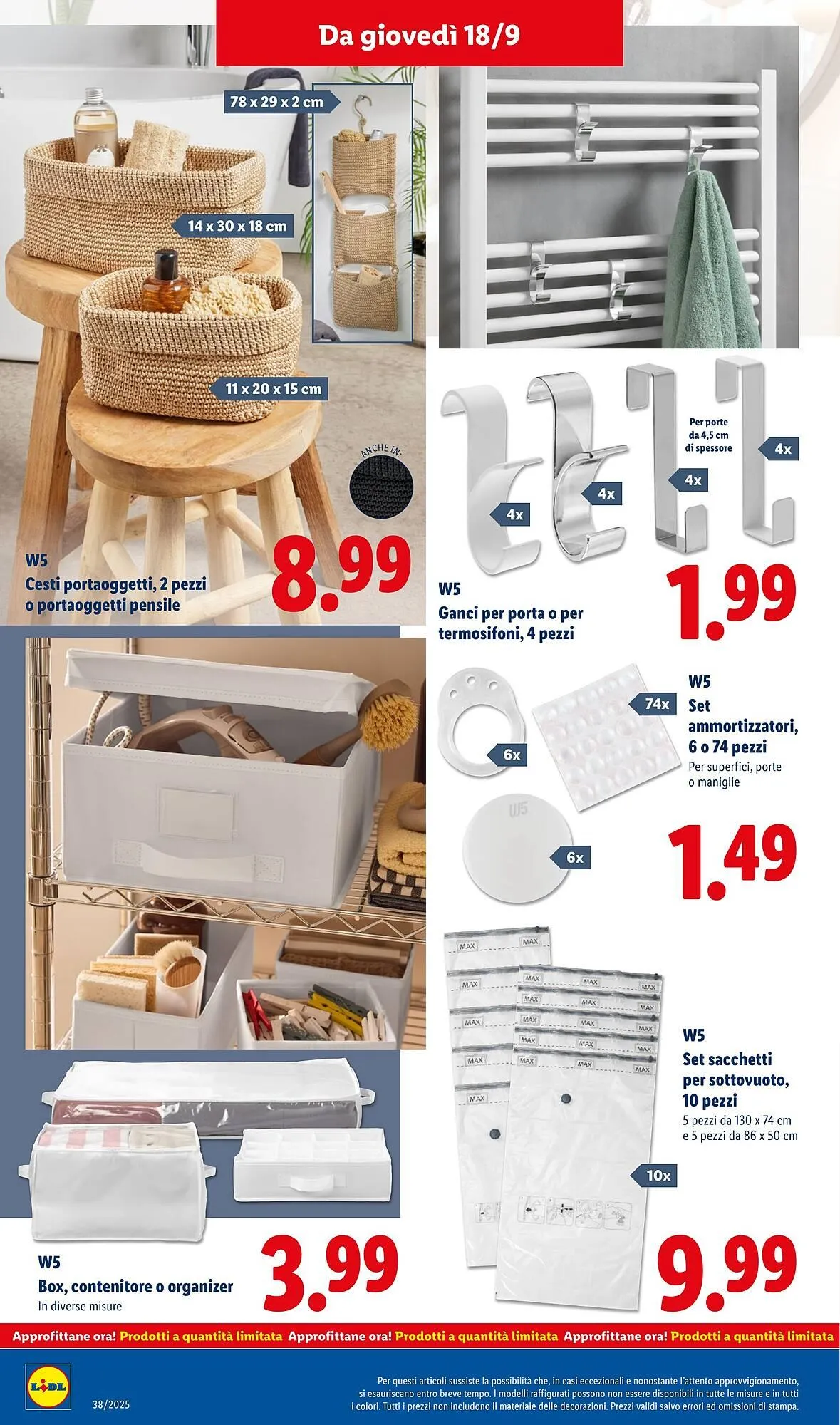 Volantino Lidl da 15 settembre a 21 settembre di 2025 - Pagina del volantino 50