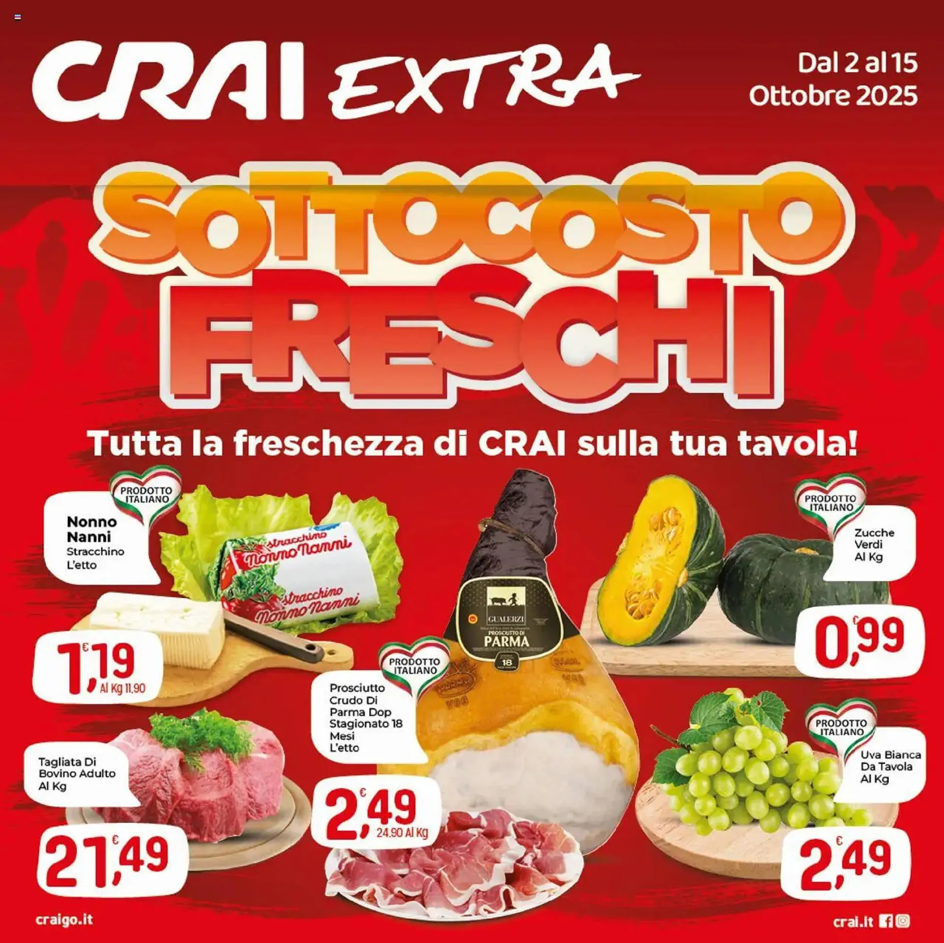 Volantino Crai da 2 ottobre a 15 ottobre di 2025 - Pagina del volantino 1