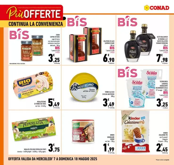 Più Offerte continua la Convenienza da 8 maggio a 18 maggio di 2025 - Pagina del volantino 1
