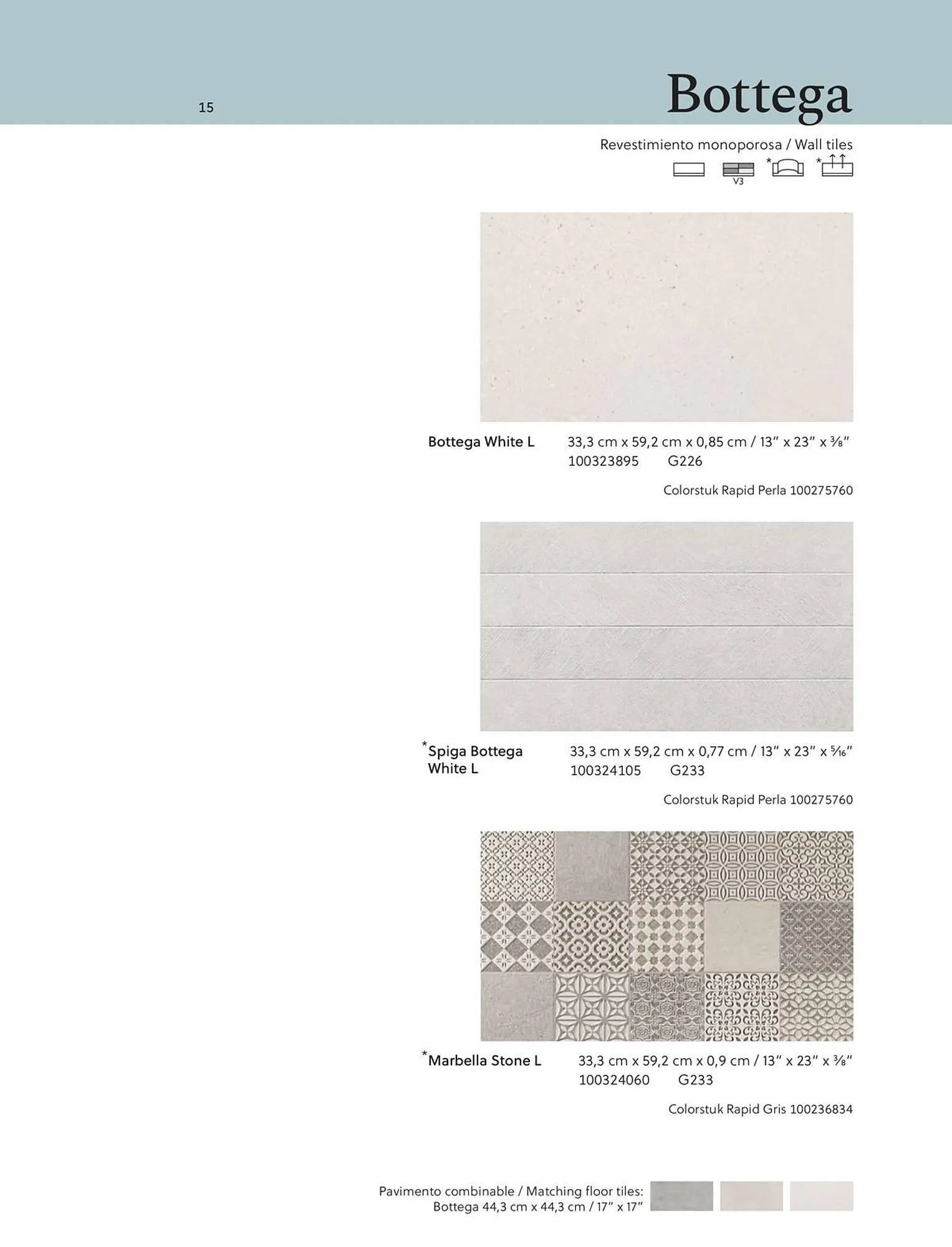 Catalogue Porcelanosa du 27 juin au 31 décembre 2025 - Catalogue page 15