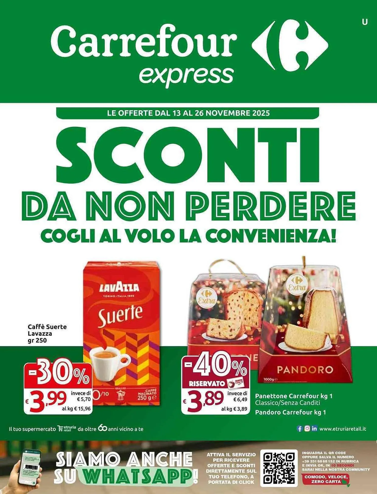 Volantino Carrefour Express da 13 novembre a 26 novembre di 2025 - Pagina del volantino 1