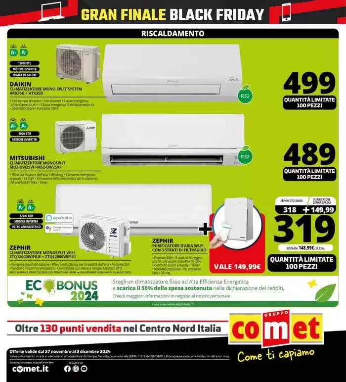 Black Friday Gran Finale da Comet! da 27 novembre a 2 dicembre di 2024 - Pagina del volantino 44