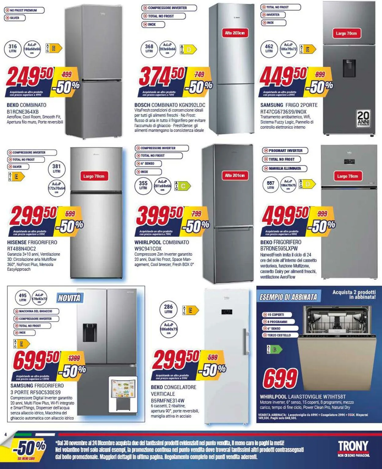 Trony - Palermo Volantino attuale da 30 novembre a 24 dicembre di 2023 - Pagina del volantino 4