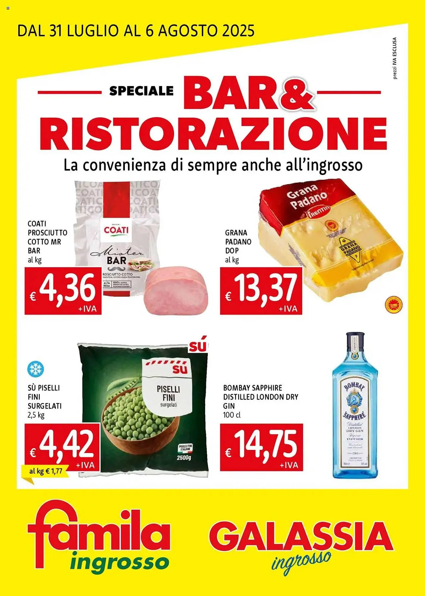 Volantino Galassia da 31 luglio a 6 agosto di 2025 - Pagina del volantino 1