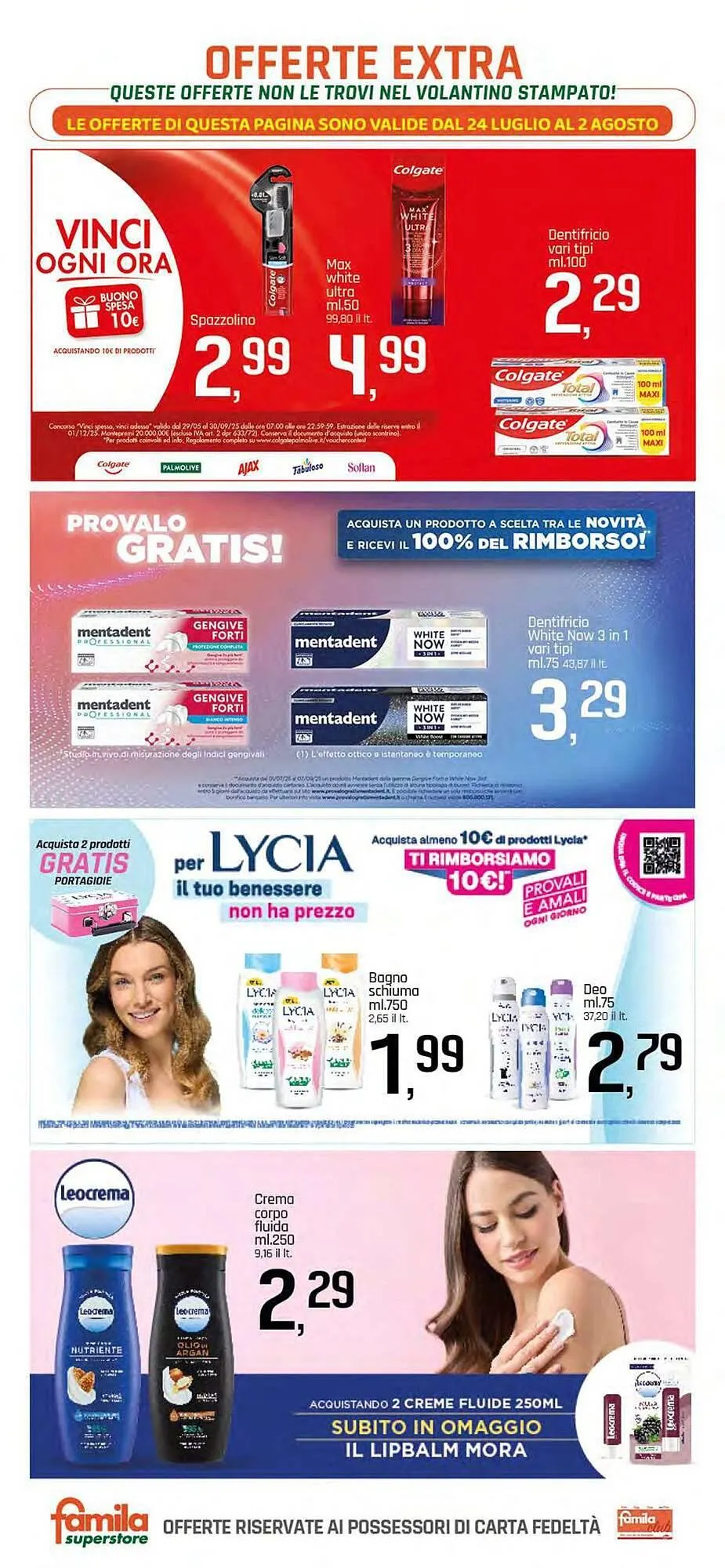 Volantino Famila Superstore da 24 luglio a 2 agosto di 2025 - Pagina del volantino 25