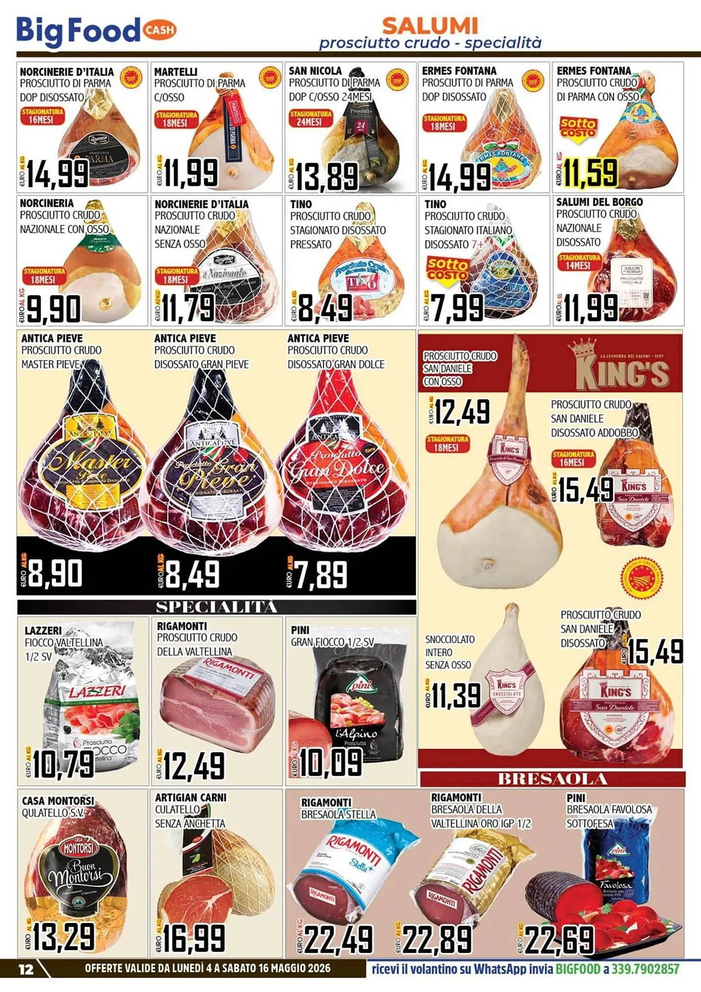 Volantino Big Food da 4 maggio a 16 maggio di 2026 - Pagina del volantino 12