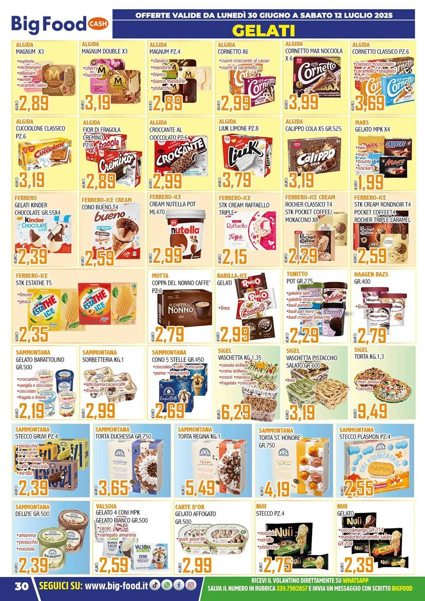Volantino Big Food da 30 giugno a 12 luglio di 2025 - Pagina del volantino 30