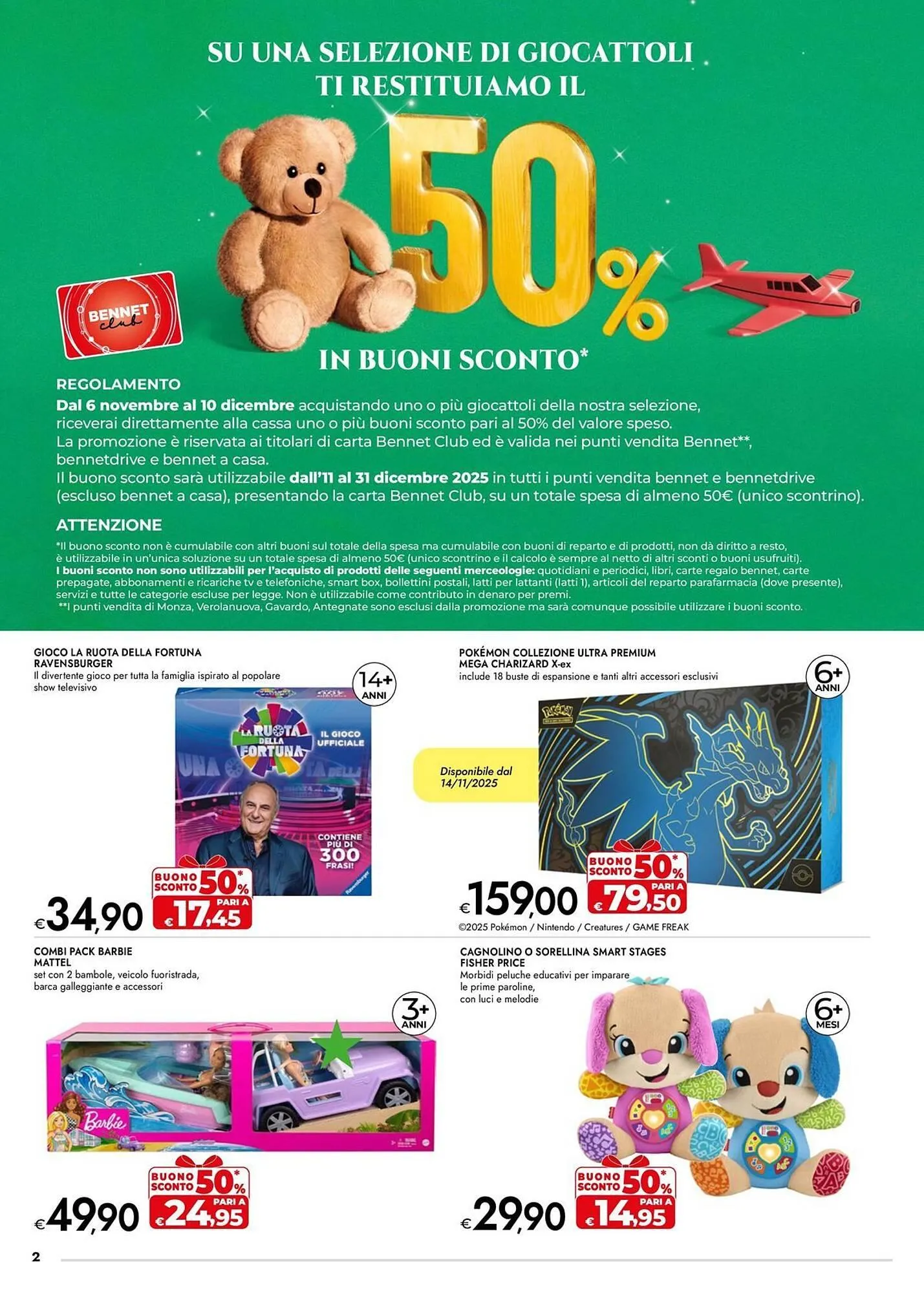 Volantino Bennet da 6 novembre a 23 dicembre di 2025 - Pagina del volantino 2