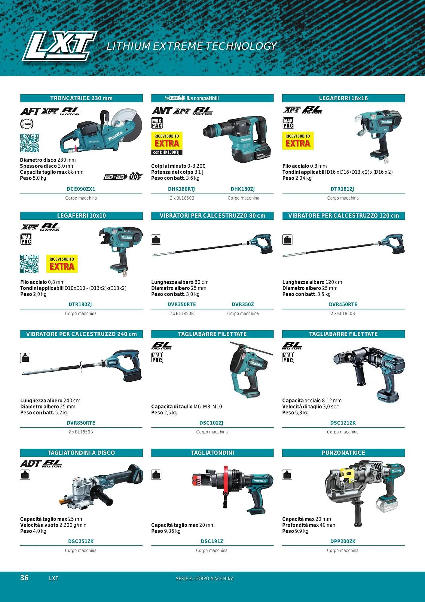 Volantino Makita da 1 ottobre a 31 marzo di 2024 - Pagina del volantino 38