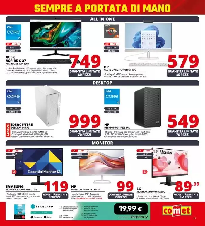 Offerte da Comet! da 20 marzo a 2 aprile di 2025 - Pagina del volantino 11