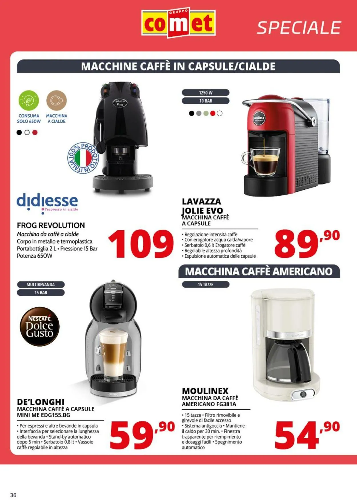 Comet Volantino attuale da 22 agosto a 11 settembre di 2025 - Pagina del volantino 36