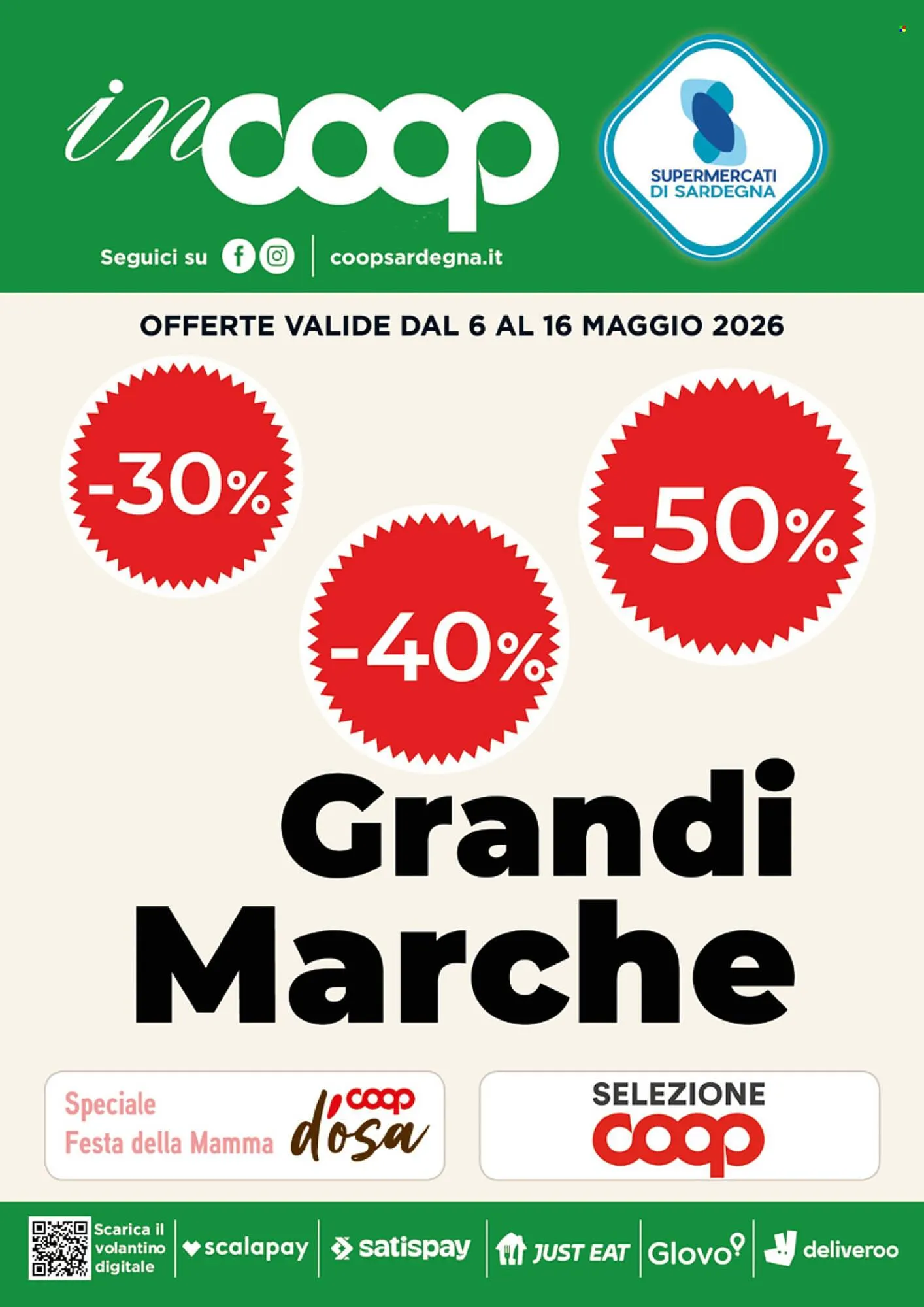 Volantino In Coop da 6 maggio a 16 maggio di 2026 - Pagina del volantino 1