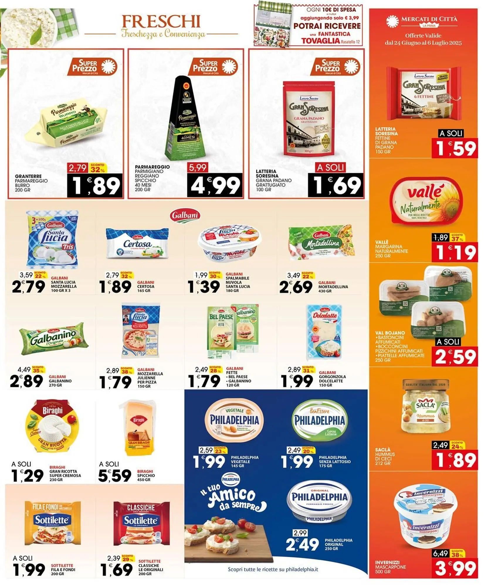 Volantino Mercati di Città La Prima da 24 giugno a 6 luglio di 2025 - Pagina del volantino 17