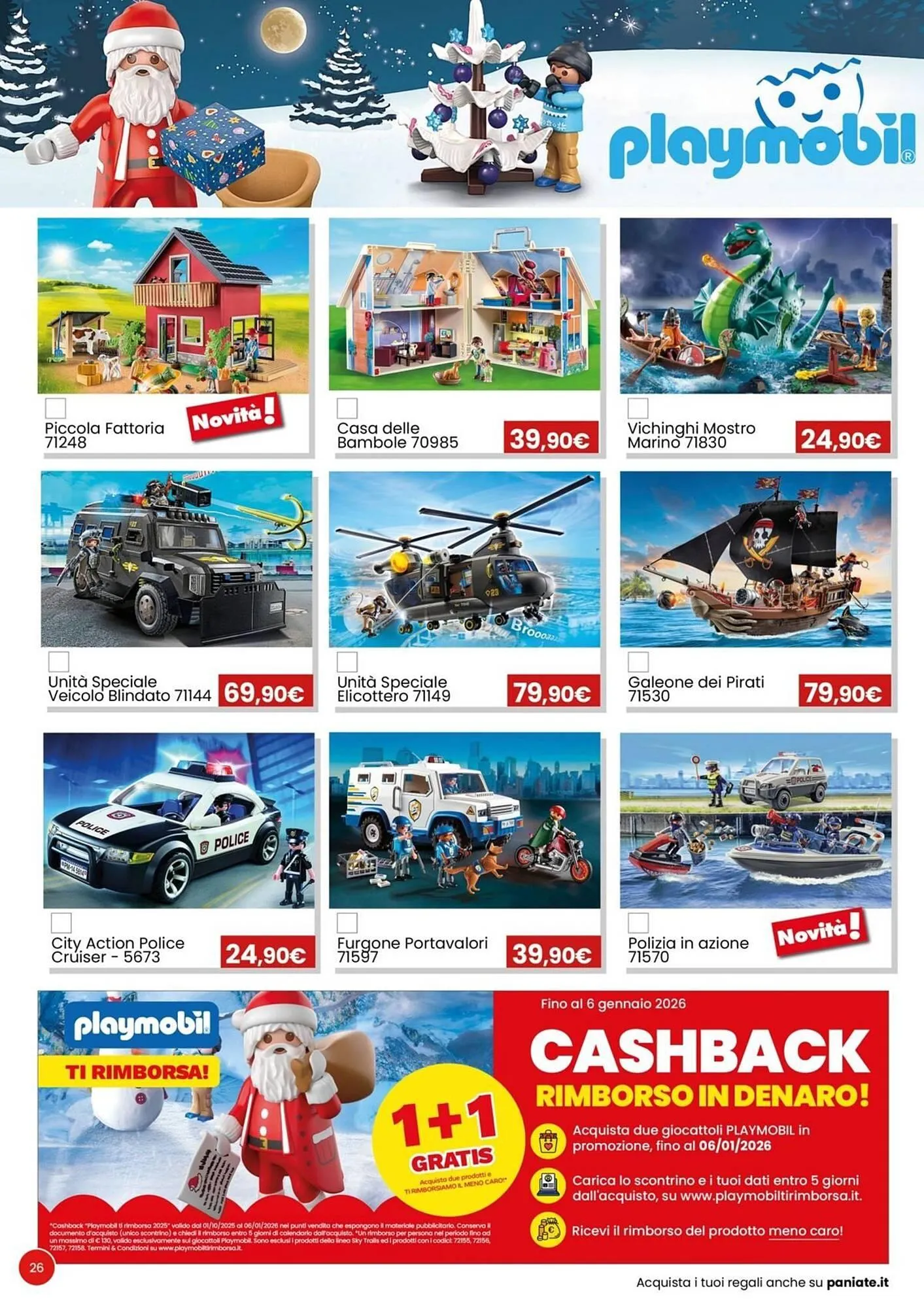 Volantino Paniate da 9 dicembre a 8 gennaio di 2026 - Pagina del volantino 26