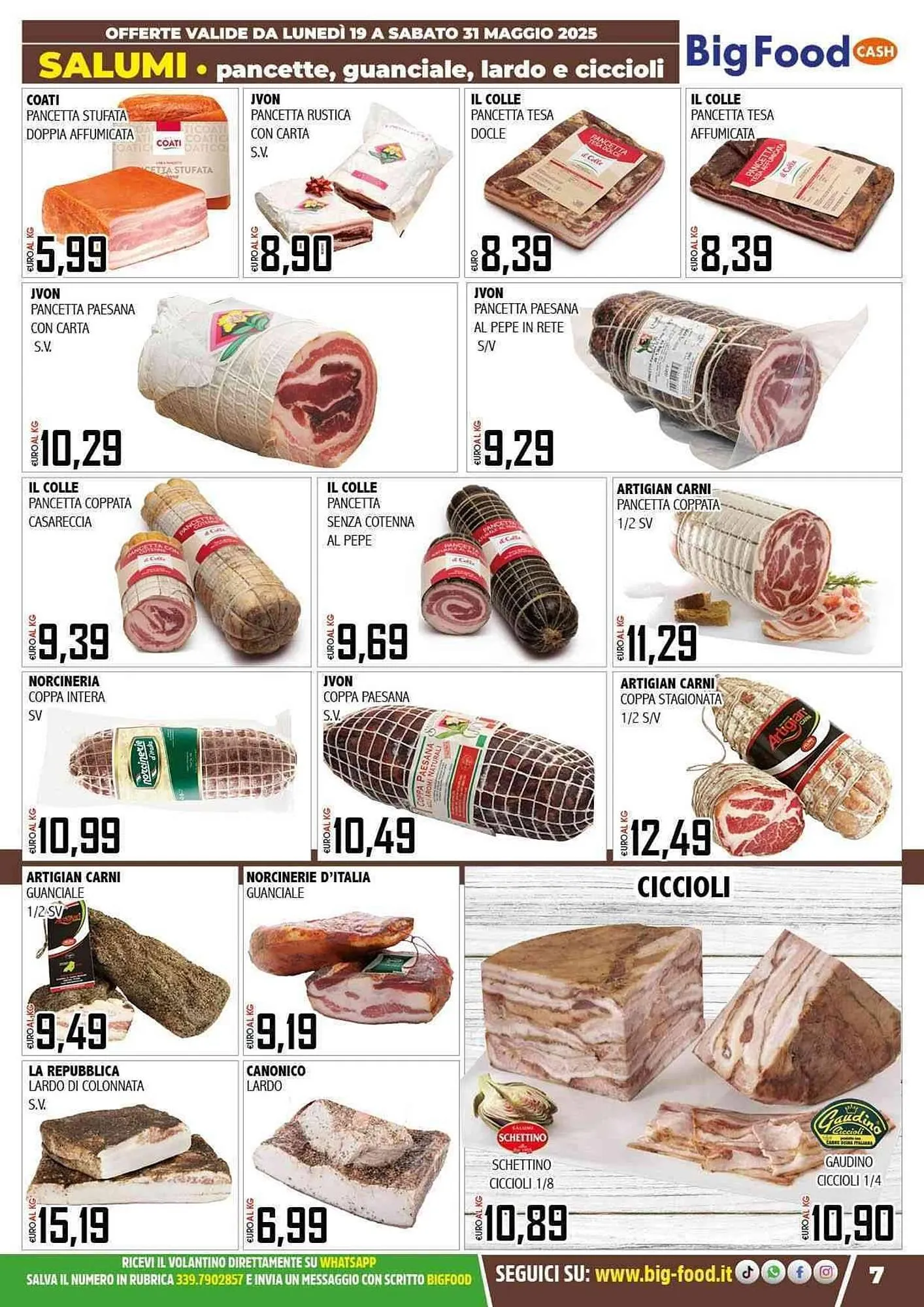 Volantino Big Food da 19 maggio a 31 maggio di 2025 - Pagina del volantino 7