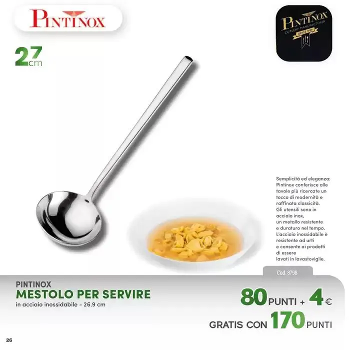 Catalogo Premi Pim Supermercati da 1 gennaio a 31 dicembre di 2026 - Pagina del volantino 26