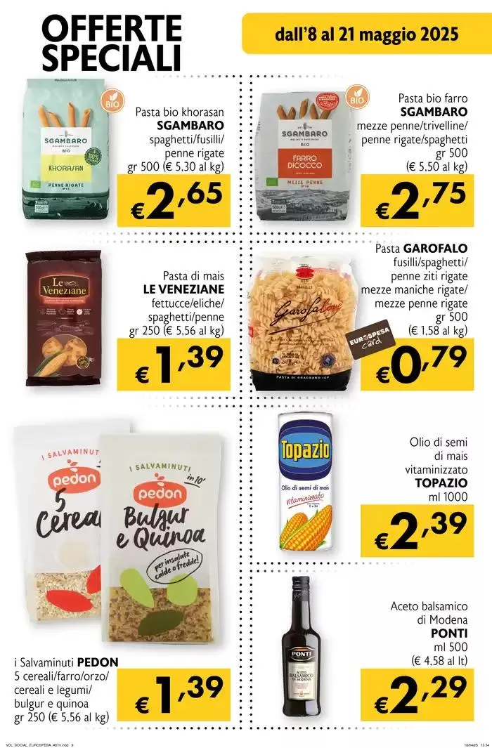 Offerte Speciali da 8 maggio a 21 maggio di 2025 - Pagina del volantino 9