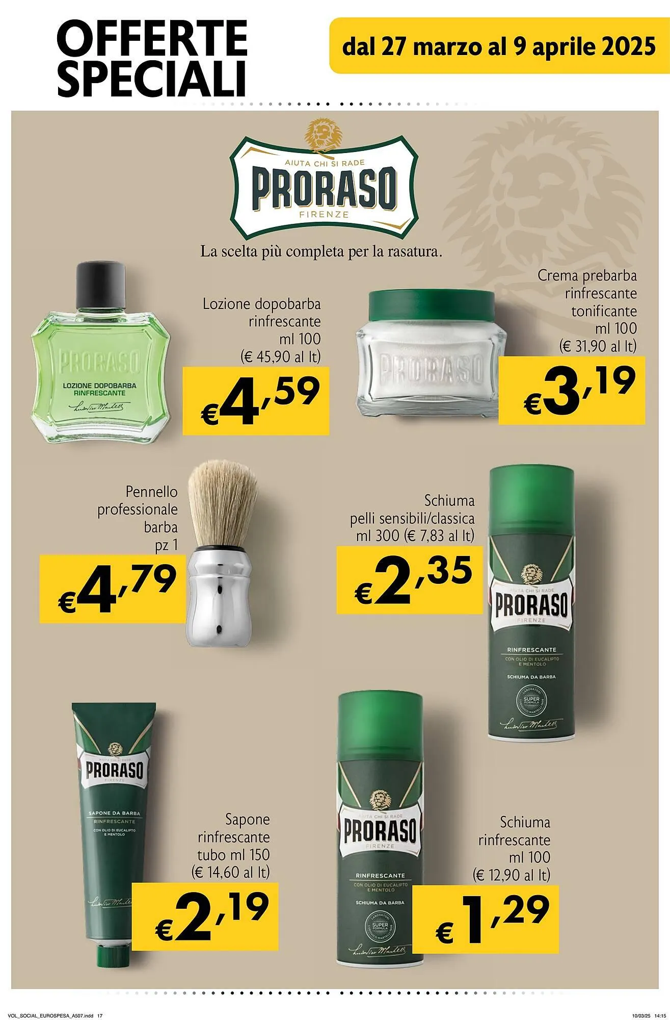 Volantino Eurospesa da 27 marzo a 9 aprile di 2025 - Pagina del volantino 17