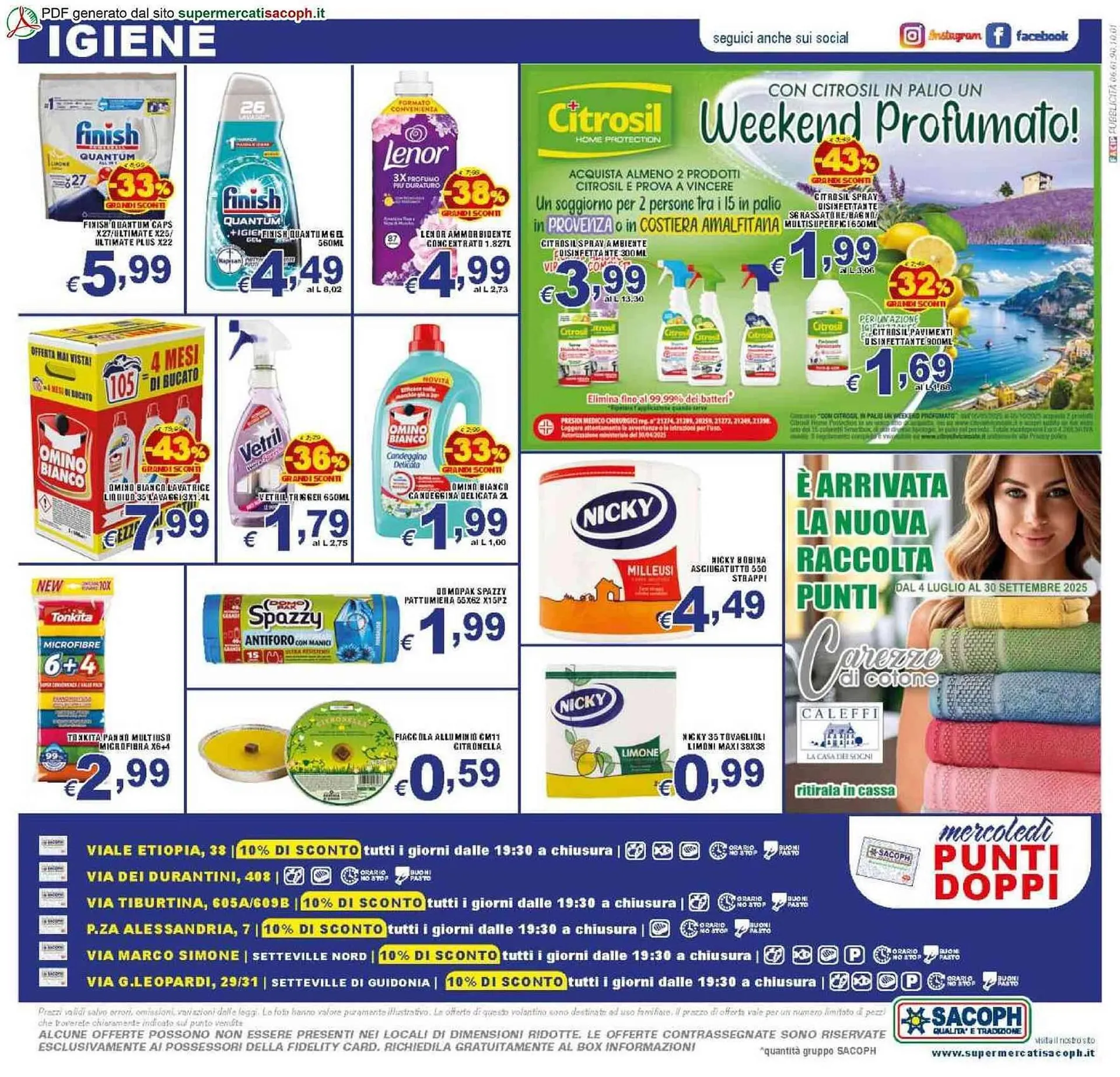 Volantino Sacoph da 16 luglio a 24 luglio di 2025 - Pagina del volantino 20