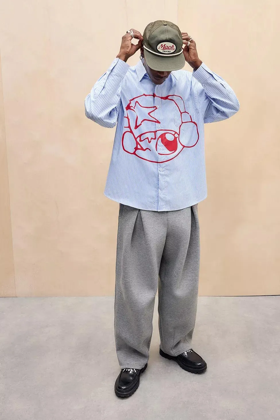 Jaded London UO Exclusive Camicia a Righe Stereo