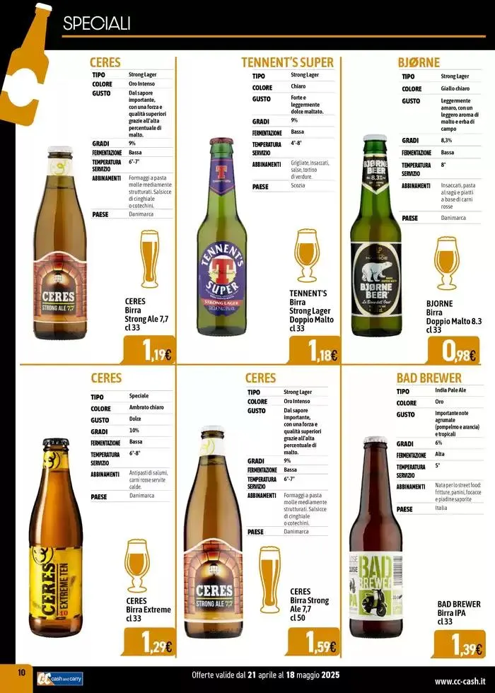 Carta birre 2025 da 22 aprile a 18 maggio di 2025 - Pagina del volantino 10