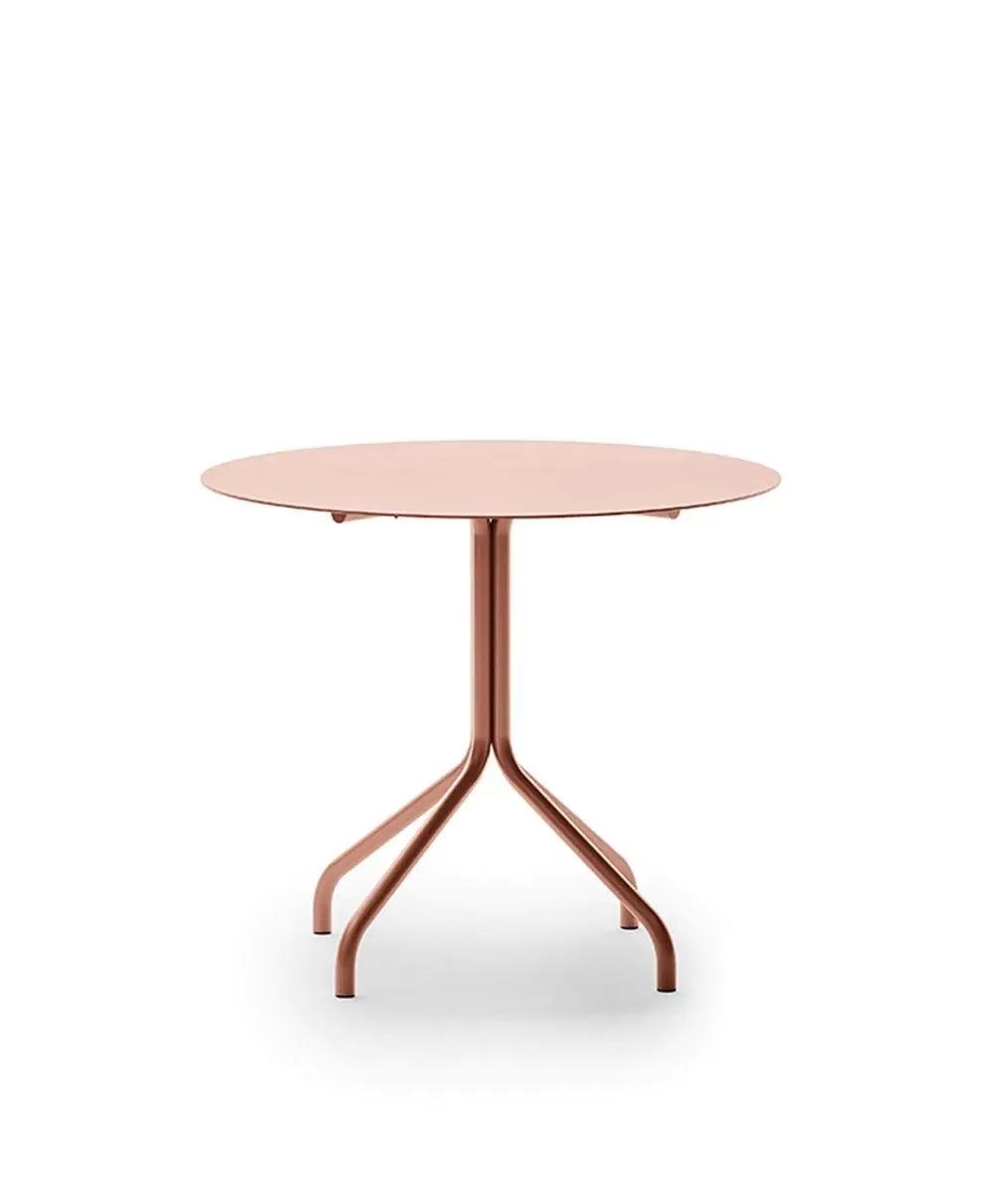 Tavolo Salò rotondo in alluminio