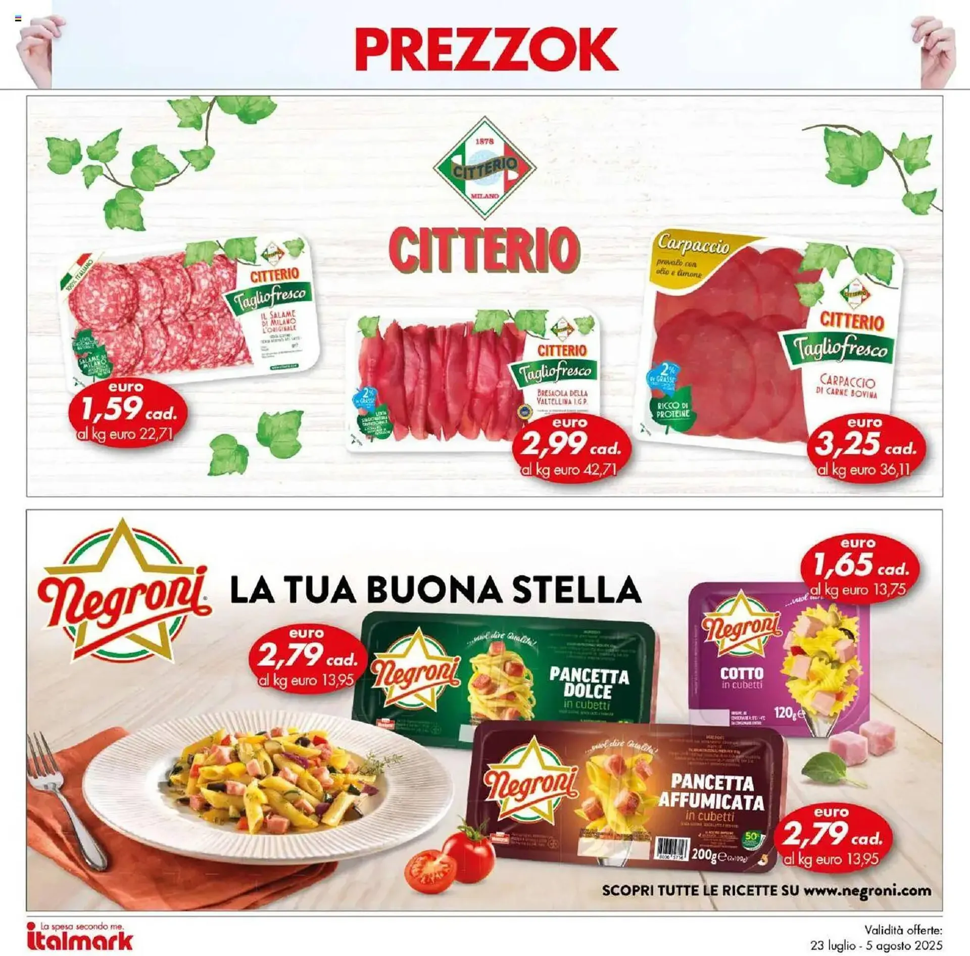 Volantino Italmark da 23 luglio a 5 agosto di 2025 - Pagina del volantino 36