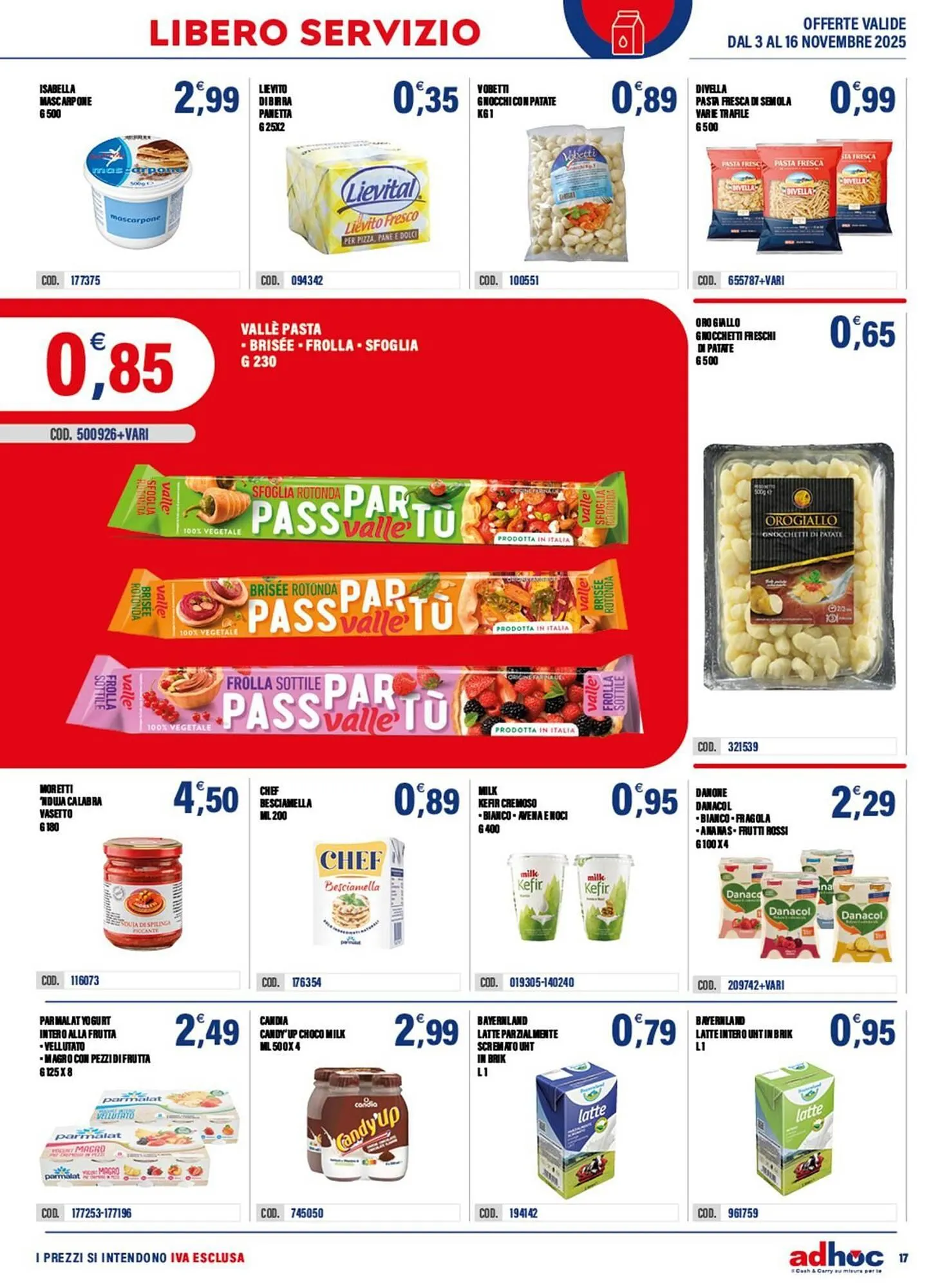 Volantino Adhoc da 3 novembre a 16 novembre di 2025 - Pagina del volantino 17