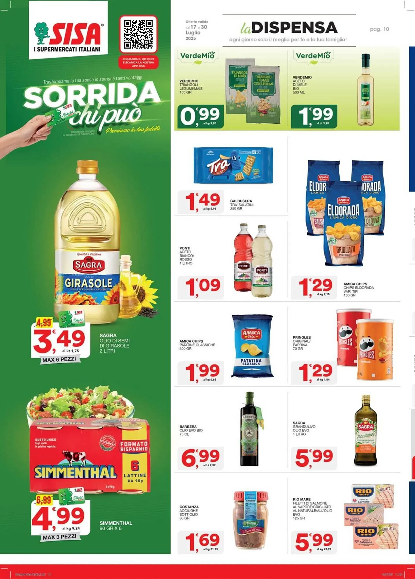 Volantino Sisa da 17 luglio a 30 luglio di 2025 - Pagina del volantino 10