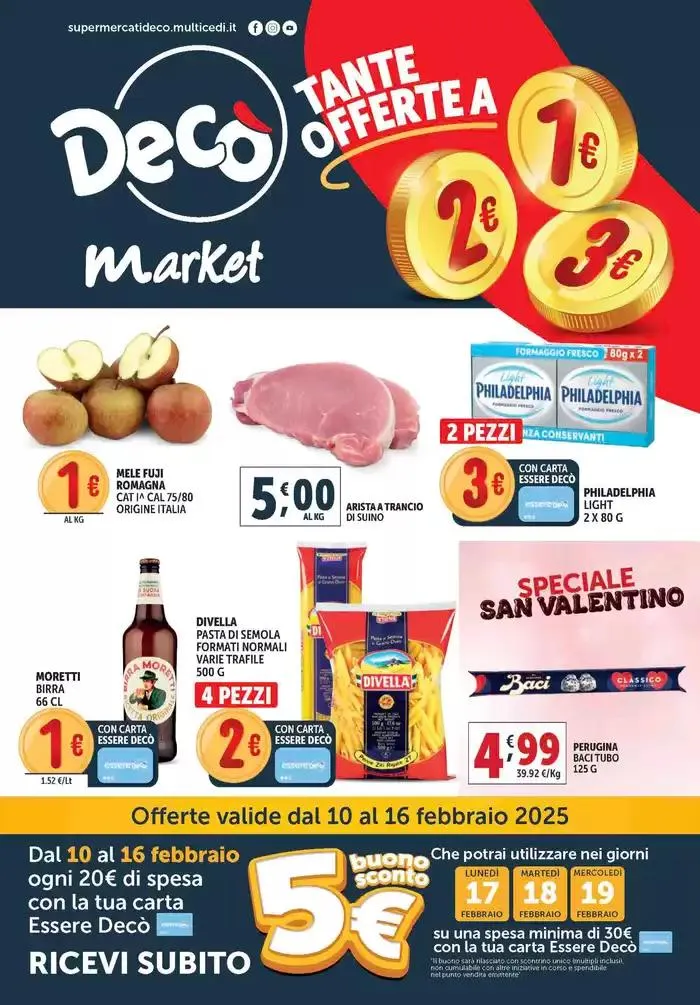 Tante offerte a 1 euro 2 euro 3 euro da 10 febbraio a 16 febbraio di 2025 - Pagina del volantino 1